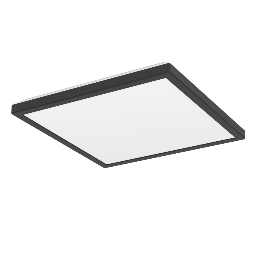 Eglo - LED RGBW Stmievateľné kúpeľňové stropné svietidlo LED/13,4W/230V 2700-6500K 29x29 cm IP44 čierna
