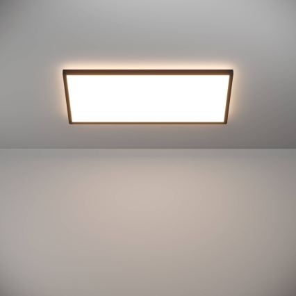 Eglo - LED RGBW Stmievateľné kúpeľňové stropné svietidlo LED/17,2W/230V 2700-6500K 30x57cm IP44 čierna ZigBee