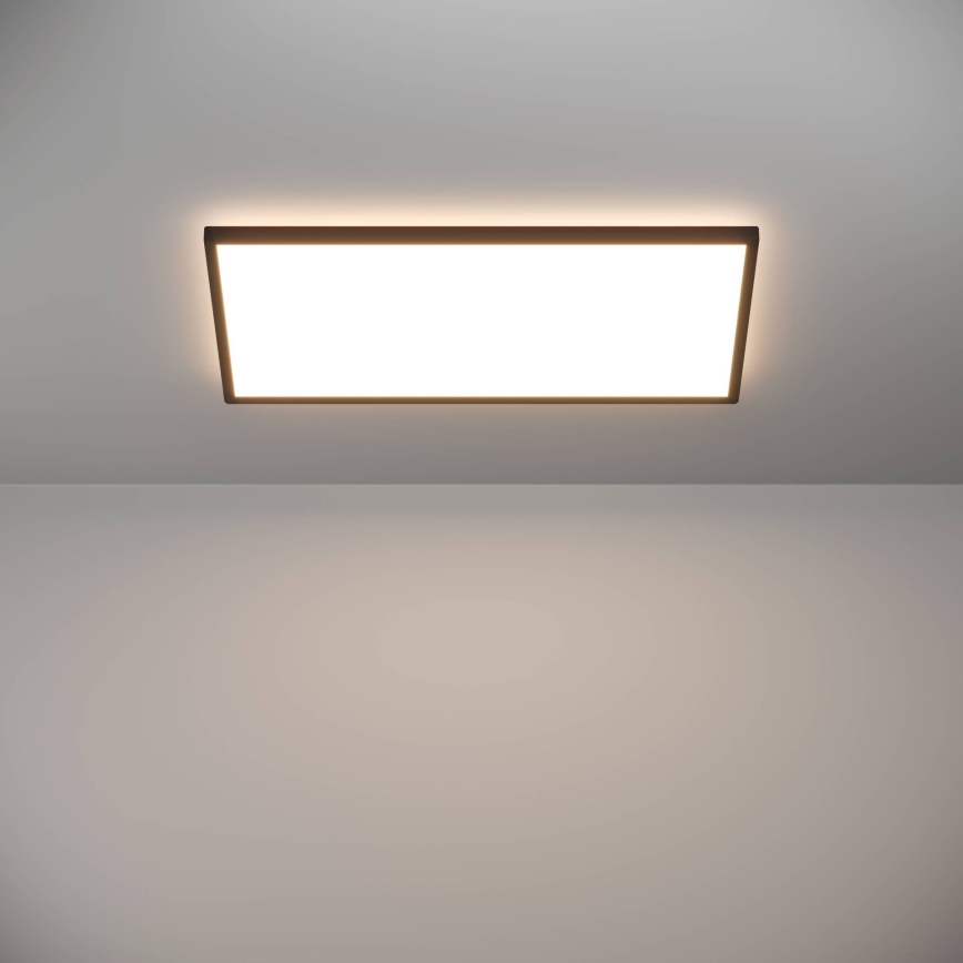 Eglo - LED RGBW Stmievateľné kúpeľňové stropné svietidlo LED/17,2W/230V 2700-6500K 30x57cm IP44 čierna ZigBee