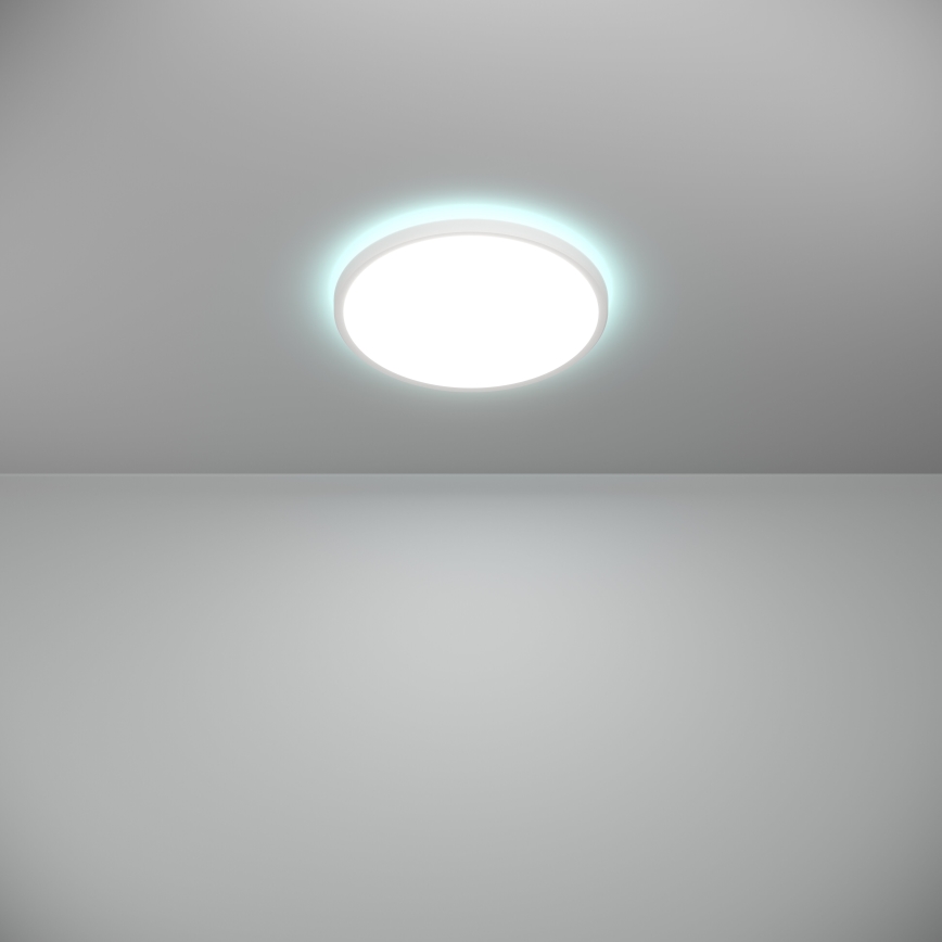 Eglo - LED RGBW Stmievateľné kúpeľňové stropné svietidlo LED/13,9W/230V 2700-6500K pr. 30 cm IP44 biela ZigBee