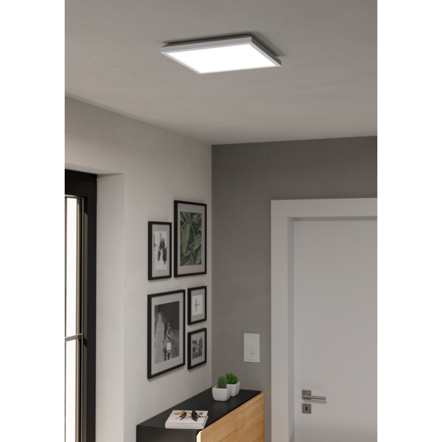 Eglo - LED RGBW Stmievateľné kúpeľňové stropné svietidlo LED/13,4W/230V 2700-6500K 29x29 cm IP44 biela ZigBee