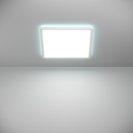 Eglo - LED RGBW Stmievateľné kúpeľňové stropné svietidlo LED/17,6W/230V 2700-6500K 39x39 cm IP44 biela ZigBee