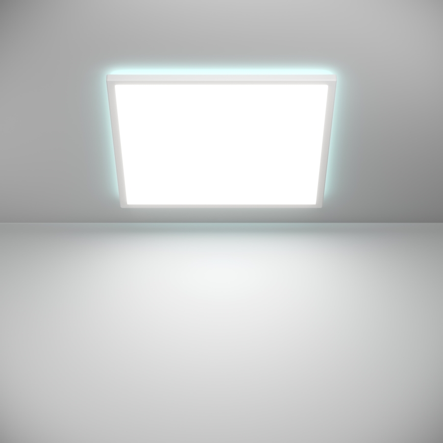 Eglo - LED RGBW Stmievateľné kúpeľňové stropné svietidlo LED/17W/230V 2700-6500K 50x50 cm IP44 biela ZigBee