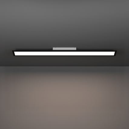 Eglo - LED Prisadený panel LED/28W/230V 2700/4000/6500K 120x15 cm čierna