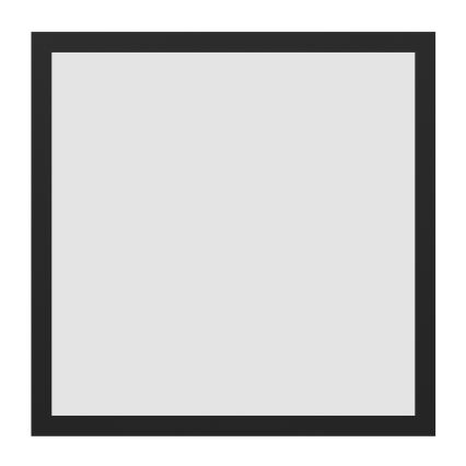 Eglo - LED RGBW stmievateľné stropné svietidlo LED/19W/230V 2700-6500K 40x40 cm čierna