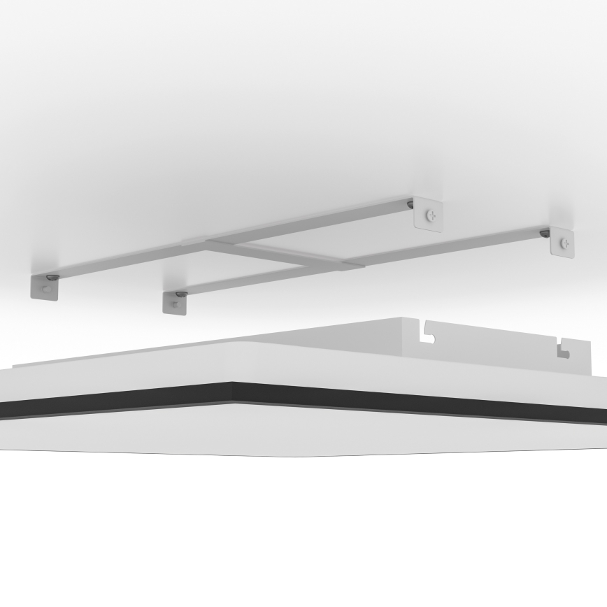 Eglo - Prisadený stmiteľný LED RGBW panel/33W/230V 2700-6500K 60x60 cm čierny
