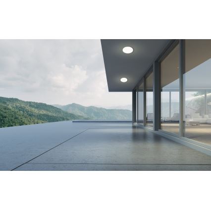 Eglo - LED kúpeľňové stropné svietidlo LED/18W/230V priemer 31 cm IP54 biela