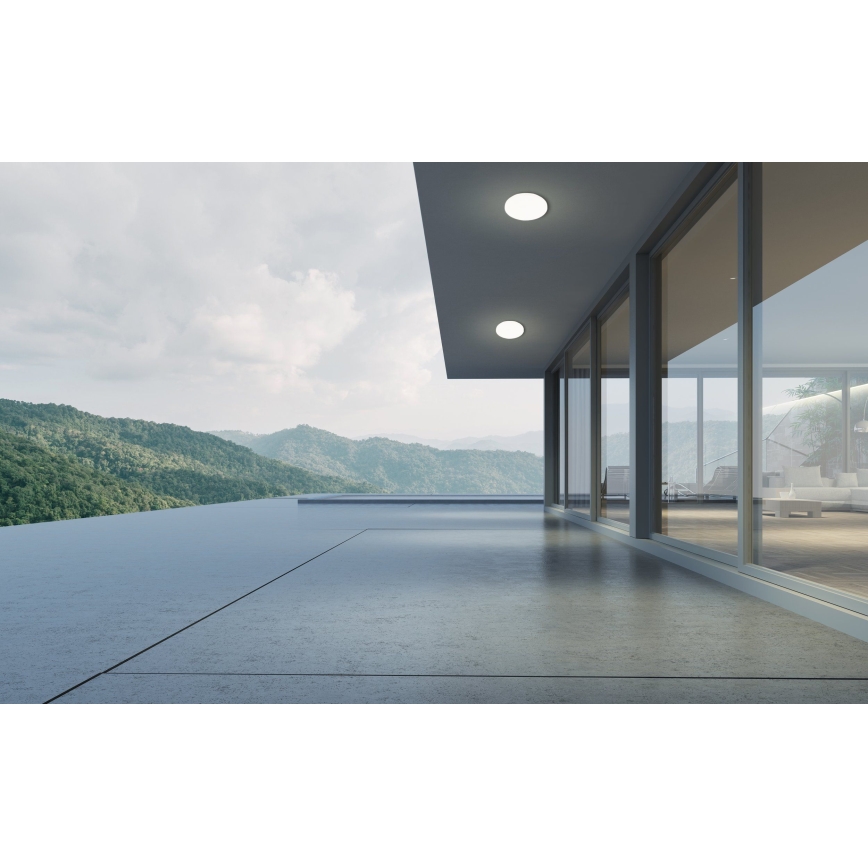 Eglo - LED kúpeľňové stropné svietidlo LED/18W/230V priemer 31 cm IP54 biela