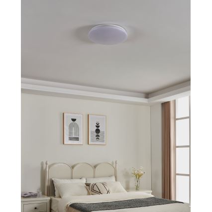 Eglo - LED kúpeľňové stropné svietidlo LED/36W/230V pr. 43 cm IP54 biela