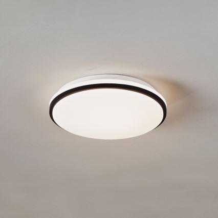 Eglo - LED Kúpeľňové stropné svietidlo LED/18W/230V 3000/4000/6500K IP54 čierne