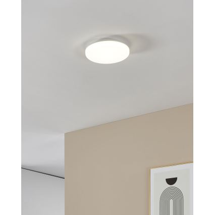Eglo - LED kúpeľňové stropné svietidlo LED/16,5W/230V 2700/4000/6500K pr. 26 cm IP54 biela