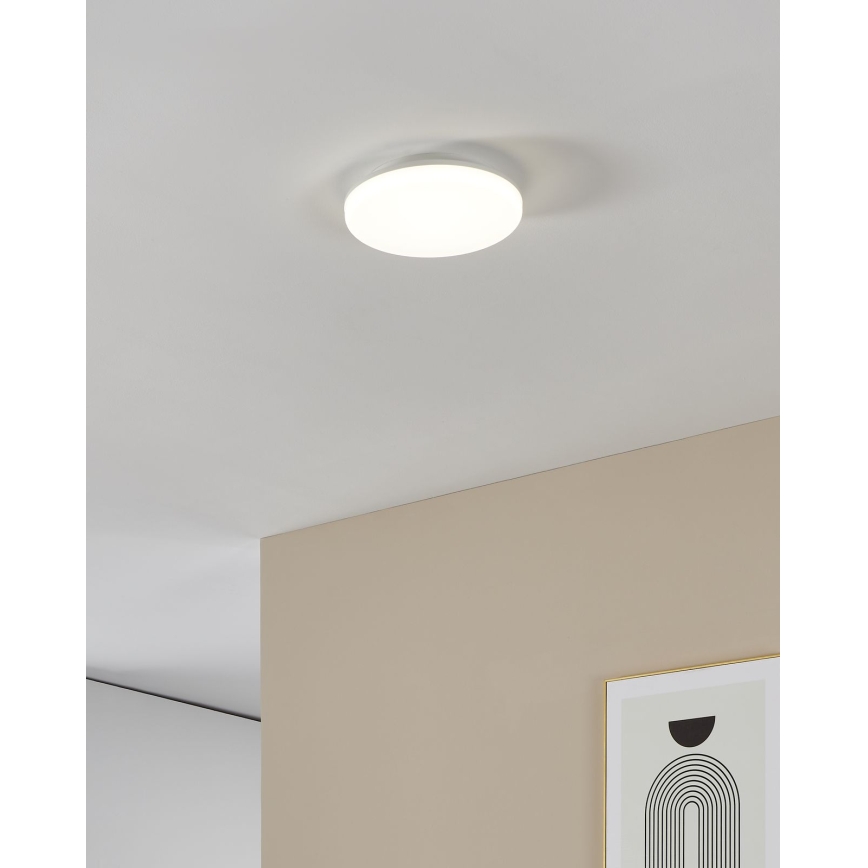 Eglo - LED kúpeľňové stropné svietidlo LED/16,5W/230V 2700/4000/6500K pr. 26 cm IP54 biela