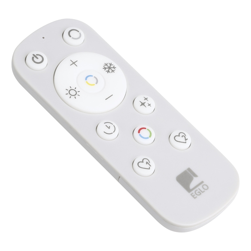 Eglo - LED Stmievateľný luster na lanku LED/40W/230V 2700-6500K čierna + diaľkové ovládanie