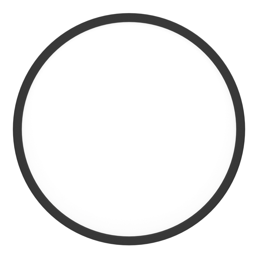 Eglo - LED RGBW Stmievateľné kúpeľňové stropné svietidlo LED/17,5W/230V 2700-6500K pr. 39,9 cm IP44 čierna