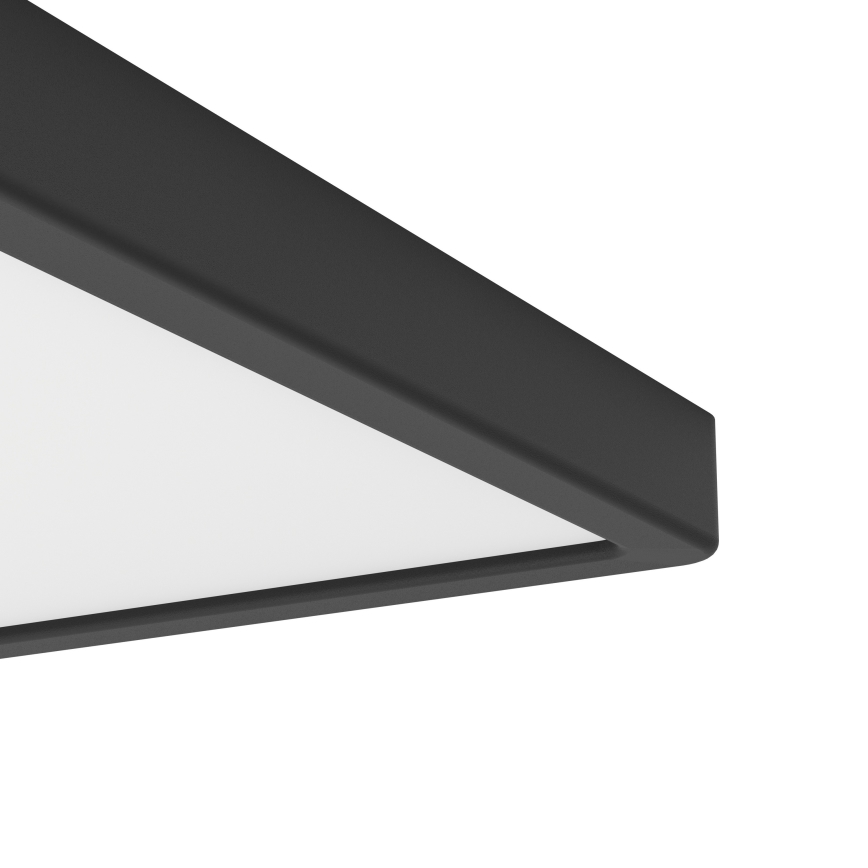 Eglo - LED RGBW Stmievateľné kúpeľňové stropné svietidlo LED/17,8W/230V 2700-6500K 39x39 cm IP44 čierne