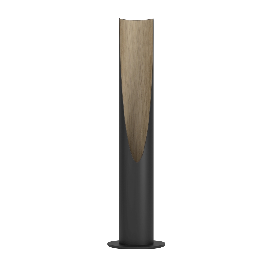 Eglo - LED Stolná lampa 1xGU10/4,5W/230V 3000K čierna/hnedá