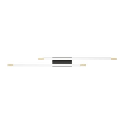 Eglo - LED Stmievateľné stropné svietidlo 2xLED/10W/230V 3000K čierna/béžová