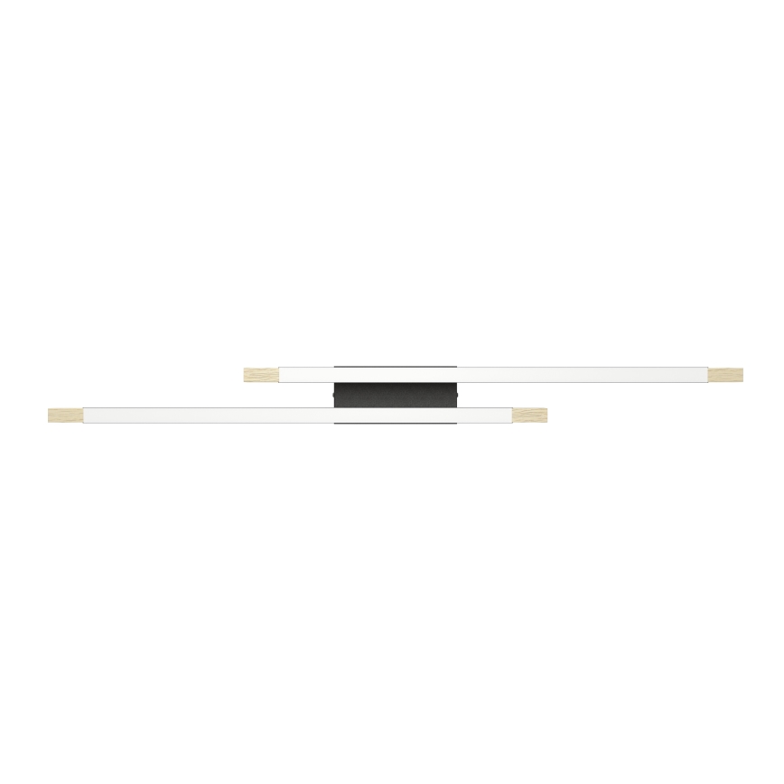 Eglo - LED Stmievateľné stropné svietidlo 2xLED/10W/230V 3000K čierna/béžová