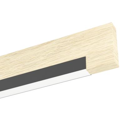 Eglo - LED Stmievateľný luster na lanku LED/25,5W/230V 3000K čierna/béžová