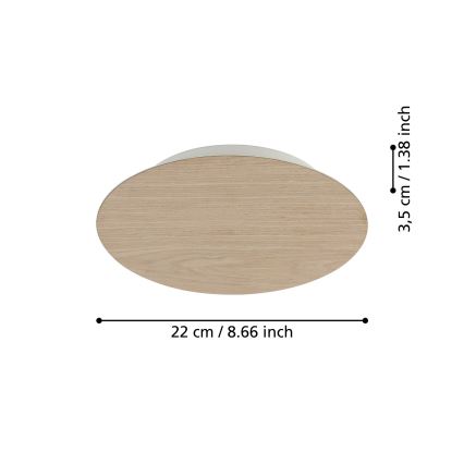 Eglo - LED Nástenné svietidlo LED/9,2W/230V 3000K béžová