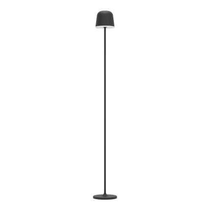 Eglo - LED Stmievateľná vonkajšia nabíjacia stojacia lampa LED/4,3W/5V 2400/3000/4000K IP54 čierna