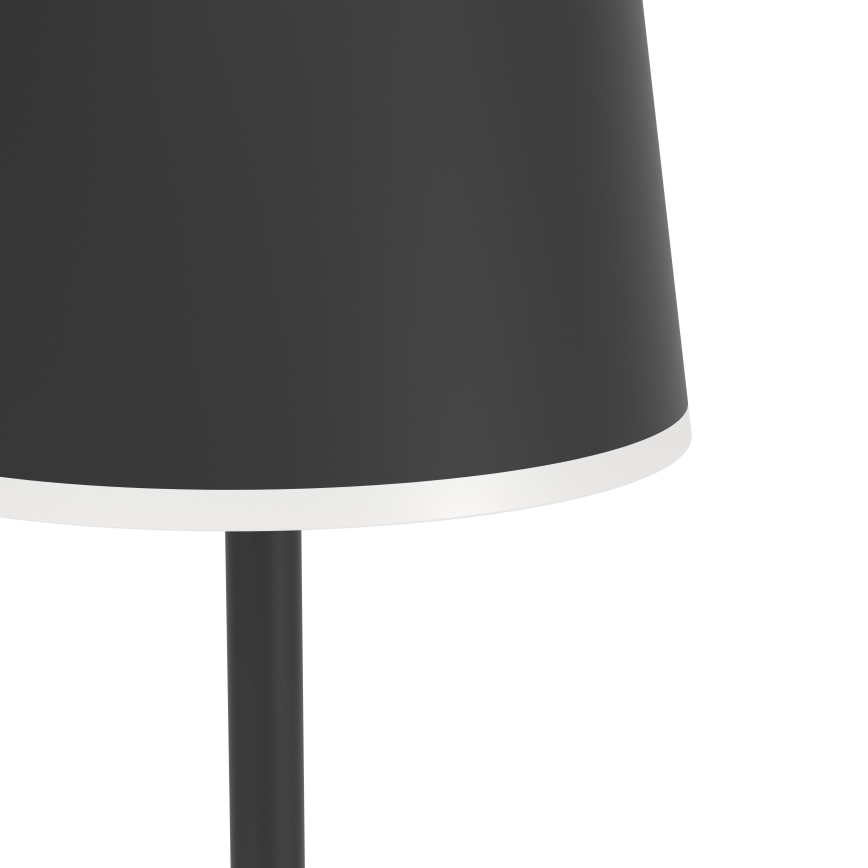 Eglo - LED Stmievateľná vonkajšia nabíjacia stojacia lampa LED/4,3W/5V 2400/3000/4000K IP54 čierna