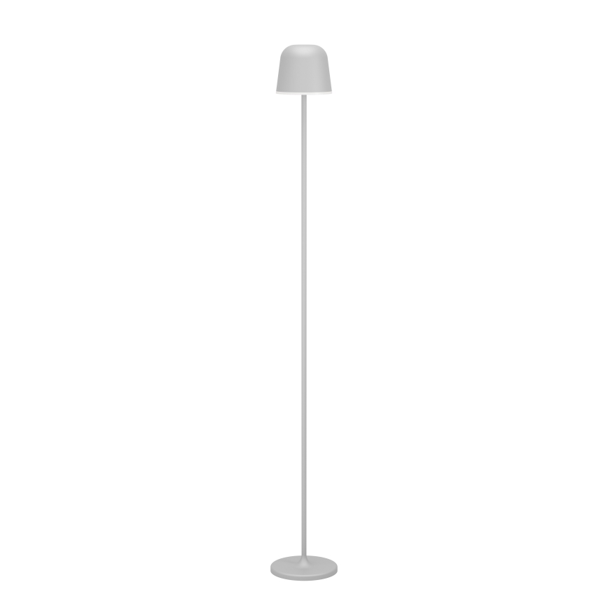 Eglo - LED Stmievateľná vonkajšia nabíjacia stojacia lampa LED/4,3W/5V 2400/3000/4000K IP54 šedá