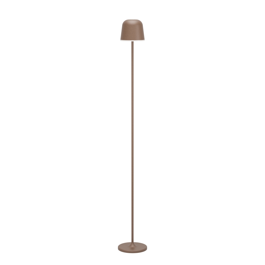 Eglo - LED Stmievateľná vonkajšia nabíjacia stojacia lampa LED/4,3W/230V 2400/3000/4000K IP54 hnedá