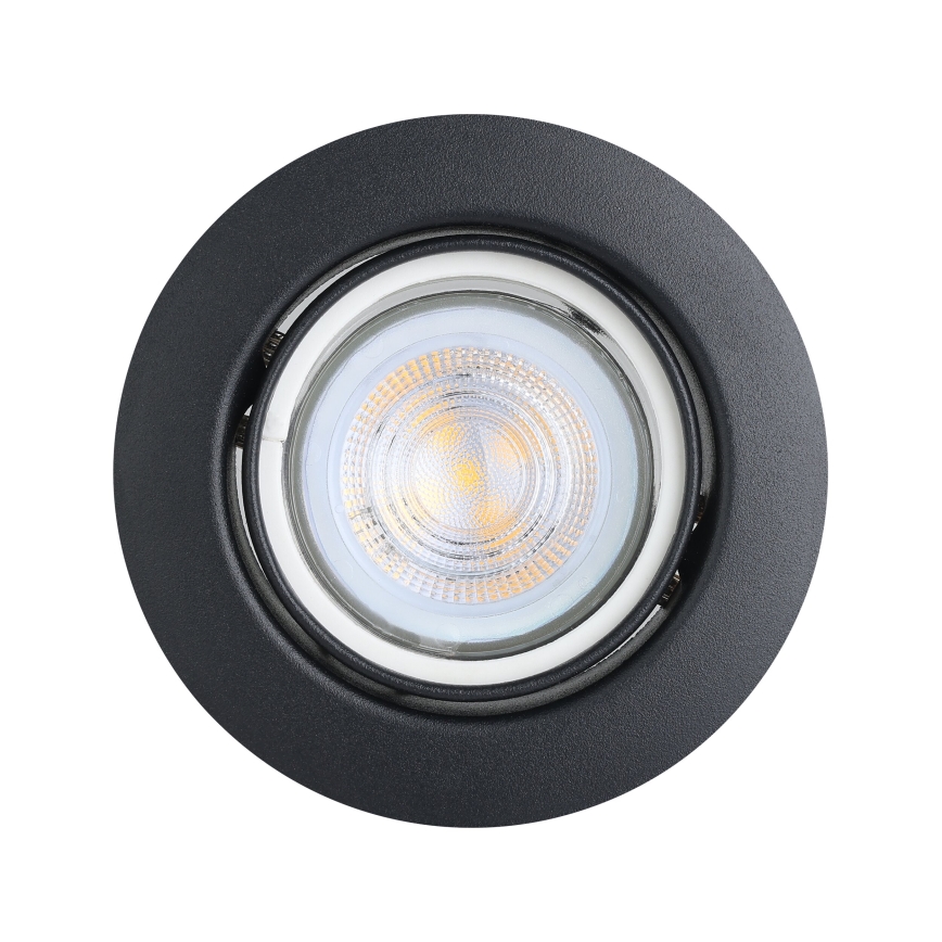 Eglo - SADA 3x LED Podhľadové svietidlo 1xGU10/4W/230V čierna