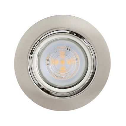 Eglo - SADA 3x LED Podhľadové svietidlo 1xGU10/4W/230V matný chróm