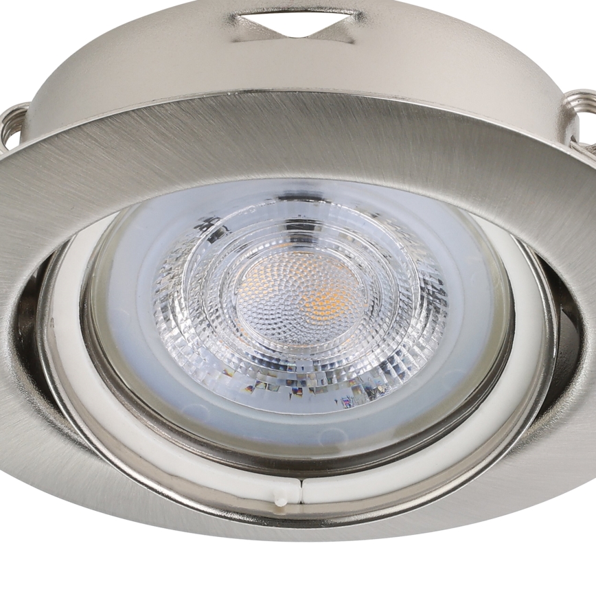 Eglo - SADA 3x LED Podhľadové svietidlo 1xGU10/4W/230V matný chróm