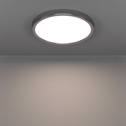 Eglo - LED kúpeľňové stropné svietidlo LED/14,2W/230V 2700/4000/6500K pr. 27,8 cm IP44 lesklý chróm