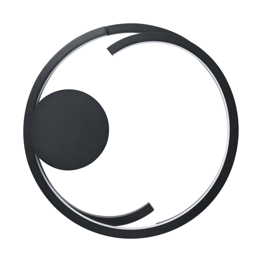 Eglo - LED stmievateľné stropné svietidlo 2xLED/20W/230V 2700-6500K pr. 48 cm čierna + diaľkové ovládanie