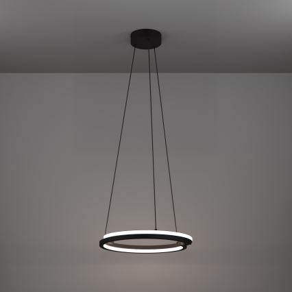 Eglo - LED stmievateľný luster na lanku 2xLED/20W/230V 2700-6500K pr. 48 cm čierna + diaľkové ovládanie