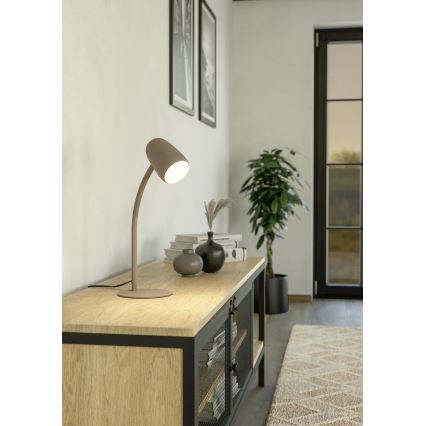 Eglo - Stolová lampa 1xE14/18W/230V krémová