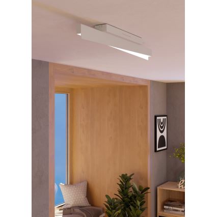 Eglo - LED RGBW Stmievateľné stropné svietidlo LED/13W/230V 2700-6500K sivá
