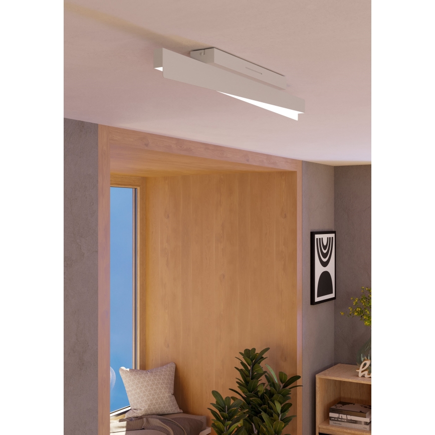 Eglo - LED RGBW Stmievateľné stropné svietidlo LED/13W/230V 2700-6500K sivá
