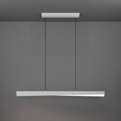 Eglo - LED RGBW Stmievateľný luster na lanku LED/19W/230V 2700-6500K sivá