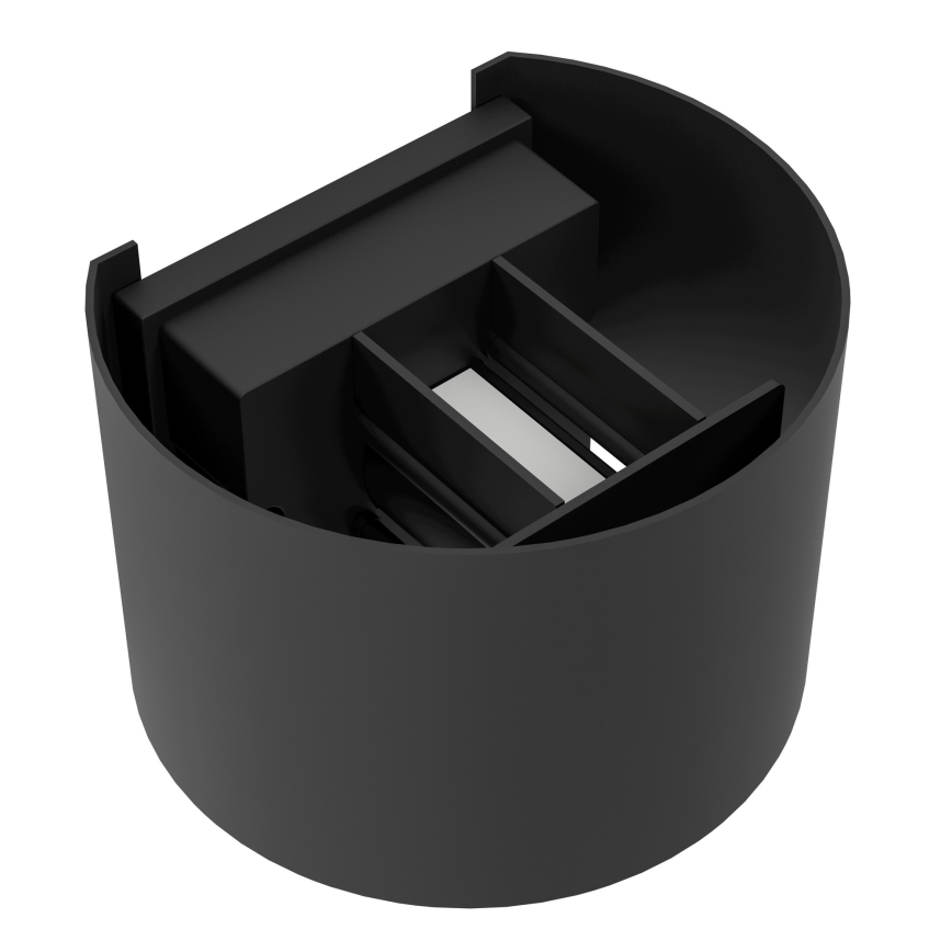 Eglo - LED Vonkajšie nástenné svietidlo 2xLED/2,8W/230V IP54 čierna