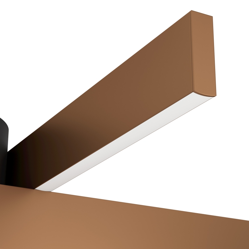 Eglo - LED RGBW stmievateľné stropné svietidlo 2xLED/18W/230V 2700-6500K medená/čierna