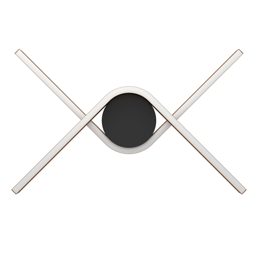 Eglo - LED RGBW stmievateľné stropné svietidlo 2xLED/18W/230V 2700-6500K medená/čierna