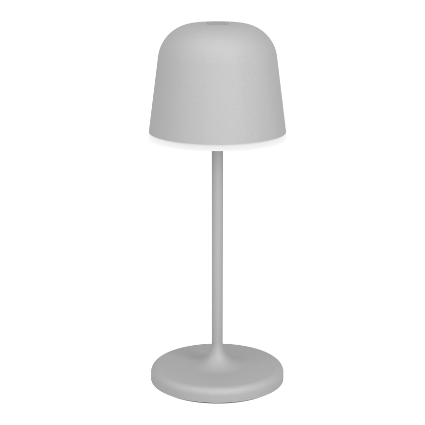 Eglo - LED stmievateľná vonkajšia dotyková nabíjateľná stolná lampa LED/1,8W/5V 2500/3000/4000K 2500 mAh IP54 sivá