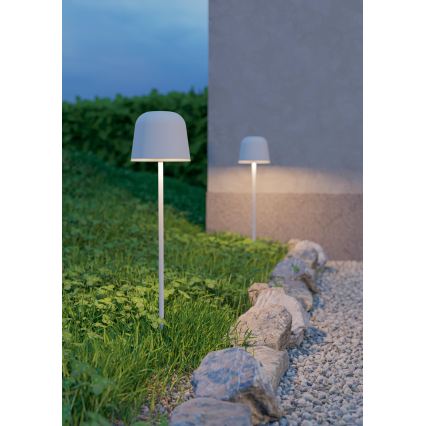 Eglo - LED stmievateľná vonkajšia dotyková nabíjateľná stolná lampa LED/1,8W/5V 2500/3000/4000K 2500 mAh IP54 sivá