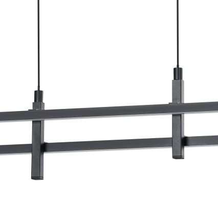 Eglo - LED luster na lanku LED/20W/230V čierny
