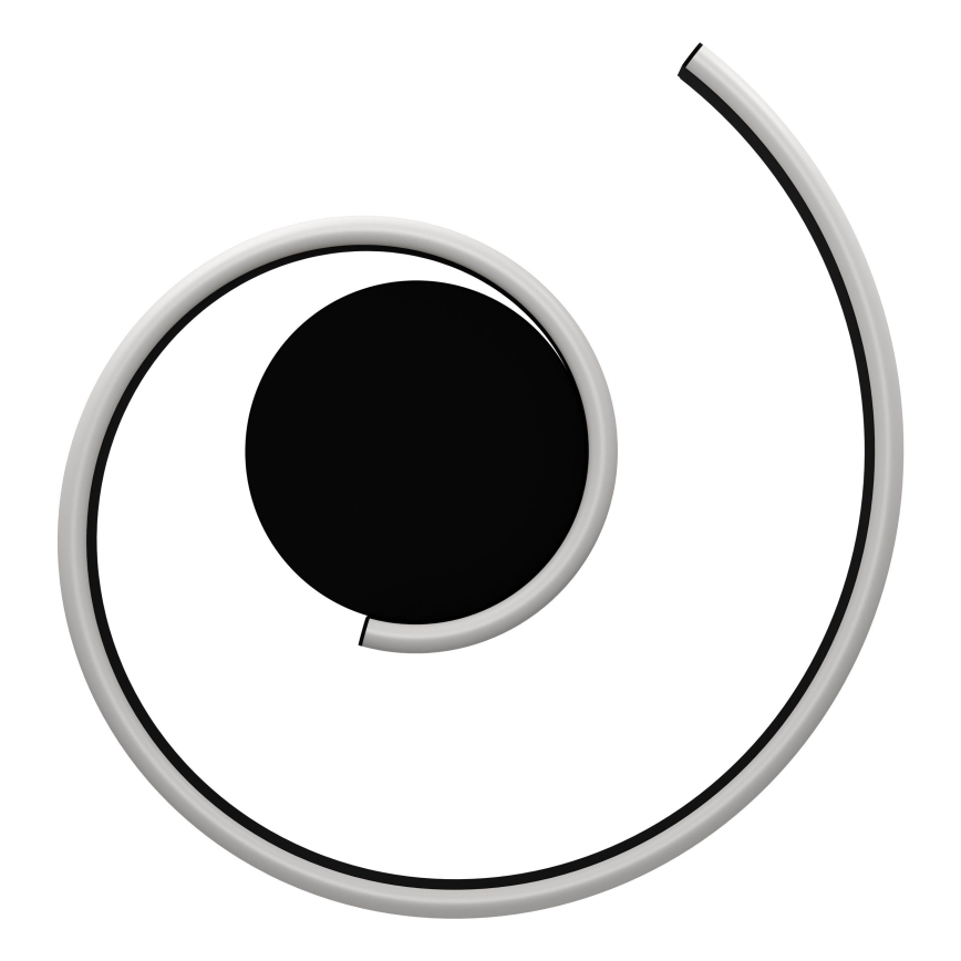 Eglo - LED RGBW Stmievateľné stropné svietidlo LED/37W/230V 3000-6500K čierne