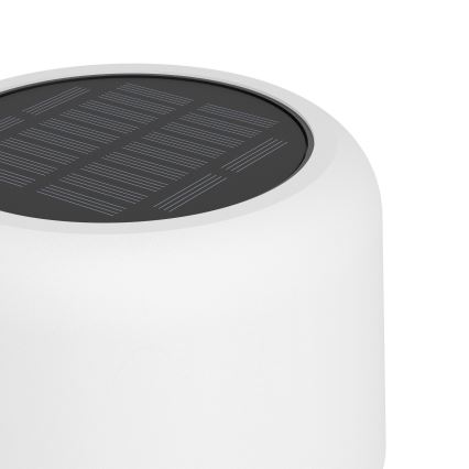 Eglo - LED solárna nabíjacia dotyková stojaca lampa LED/2,8W/3,7V 1800 mAh IP44 biela