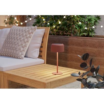 Eglo - solárna nabíjateľná dotyková stolná LED lampa 2,8 W/3,7 V 1800 mAh IP44 oranžová