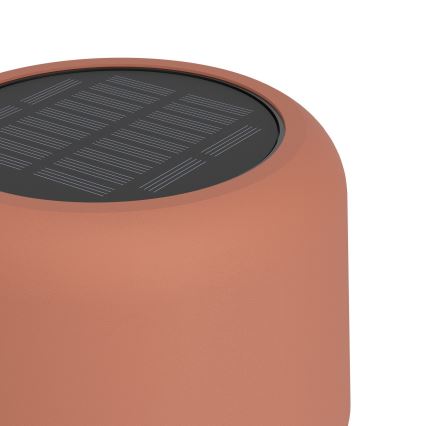 Eglo - LED solárna nabíjateľná dotyková stojaca lampa LED/2,8W/3,7V 1800 mAh IP44 oranžová