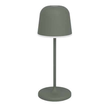 Eglo - LED stmievateľná vonkajšia dotyková nabíjacia stolná lampa LED/1,8W/5V 2500/3000/4000K 2500 mAh IP54 zelená