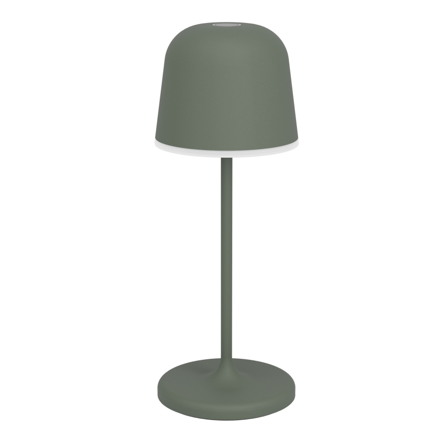 Eglo - LED stmievateľná vonkajšia dotyková nabíjacia stolná lampa LED/1,8W/5V 2500/3000/4000K 2500 mAh IP54 zelená